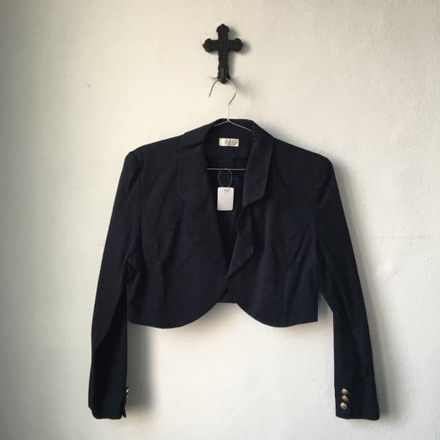 Navy open jacket