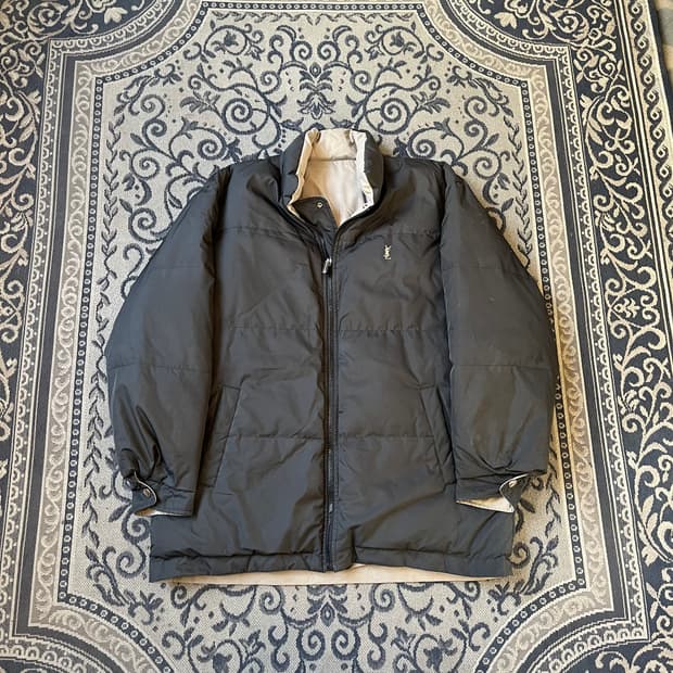 105 입생로랑 리버서블 다운 패딩/W2503