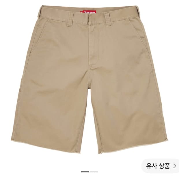 슈프림 26SS 워크 쇼츠 탄 34