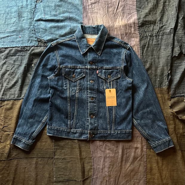 70s USA 빈티지 리바이스 70505 3세대 데님 트러커 자켓