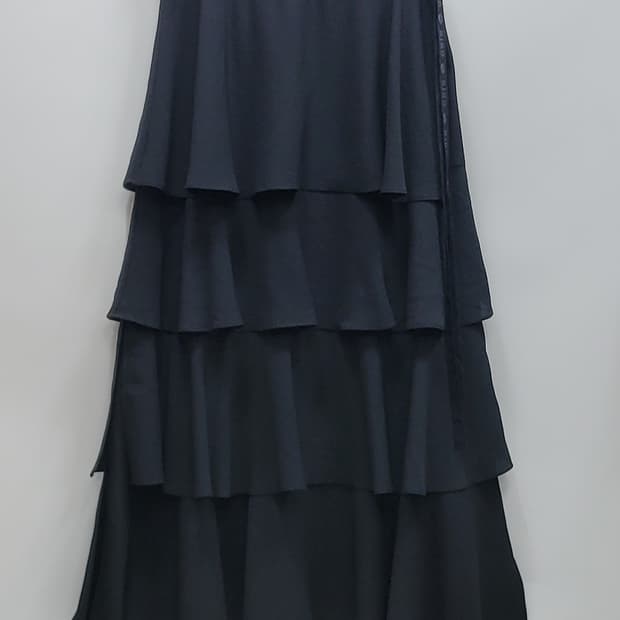 BIRD 한섬 버드 프릴 스커트 캉캉 스커트 / 여 64-94 블랙 
