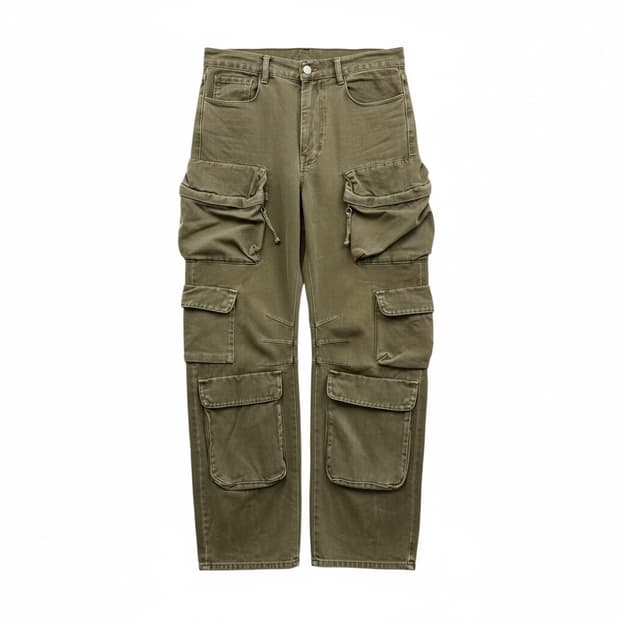 자라 유틸리티 멀티포켓 카고 바지 EUR40