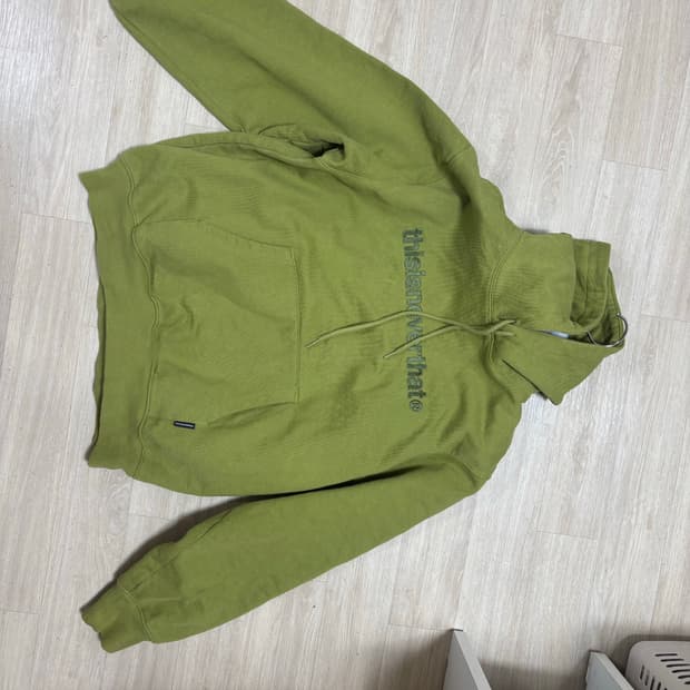 디스이즈네버댓 후드티 small