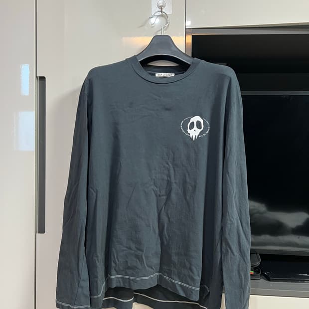 아워레가시 박스 해골 묵찌빠 롱슬리브_50사이즈