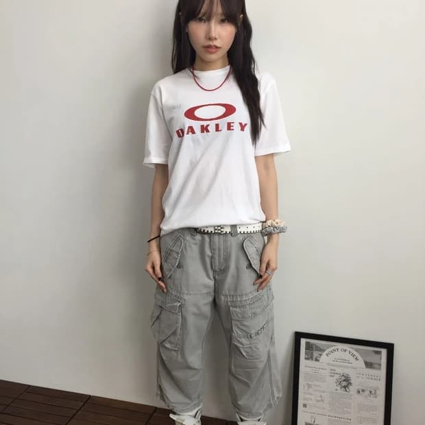 Oakley Red Ellipse Logo Tee