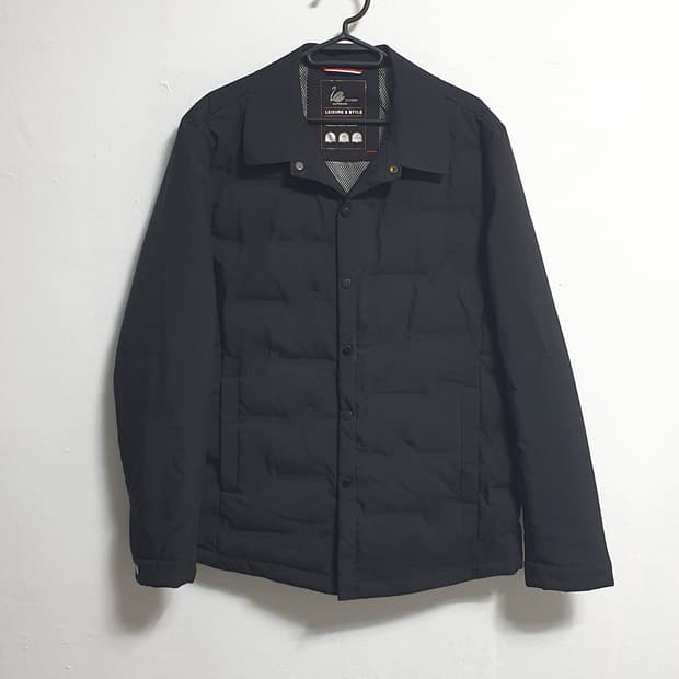 LESURE & STYLE 블랙 이너집업 자켓(L)