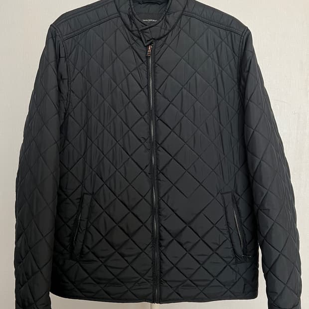 Banana Republic 퀼팅 블루종 자켓 (Black / L)