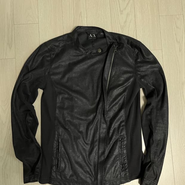 아르마니 파이톤 사선 자켓