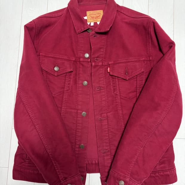 15fw 슈프림 리바이스 몰스킨 트러커 L