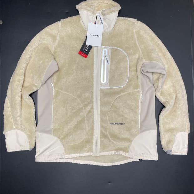 앤드원더 하이로프트 플리스 후리스 자켓 XL 새상품