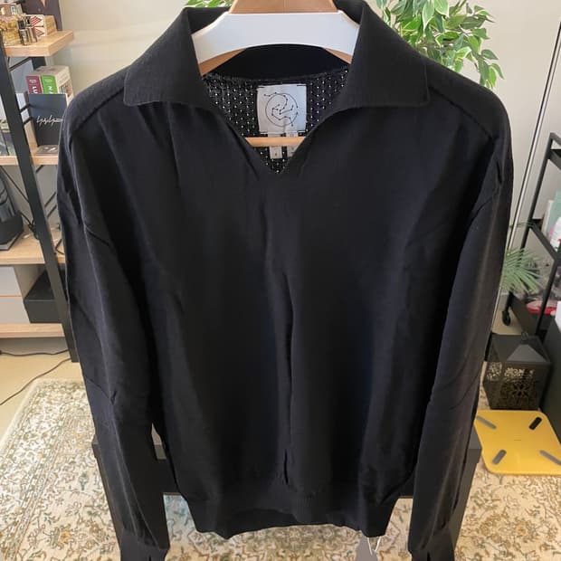 골드윈 0 엔지니어드 레이어 니트 탑