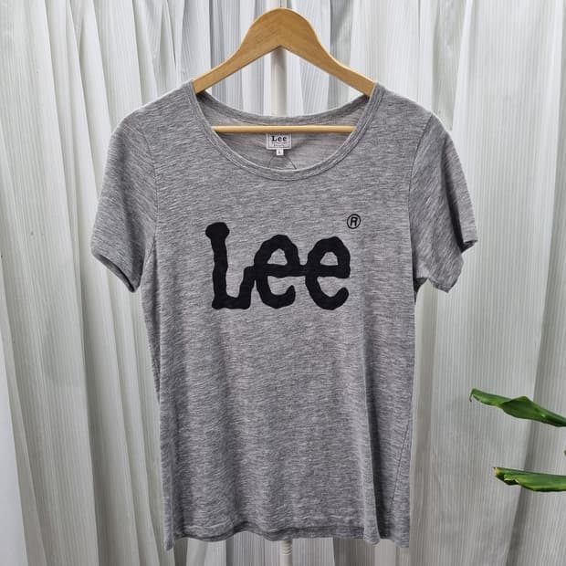 리 Lee 로고 프린트 보카시 반팔 티셔츠 2119