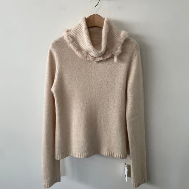 vintage rabbit fur angora knit