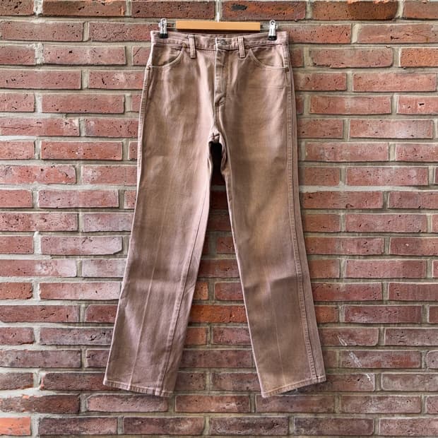 90s USA 랭글러 Wrangler 브라운 데님 팬츠