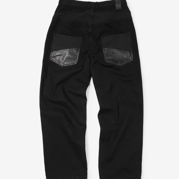 이티씨이 -KENDRICK REGULAR DENIM PANTS (BLAC