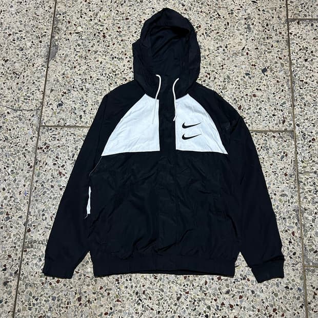 나이키(NIKE) 더블 스우시 우븐 트랙탑 바람막이