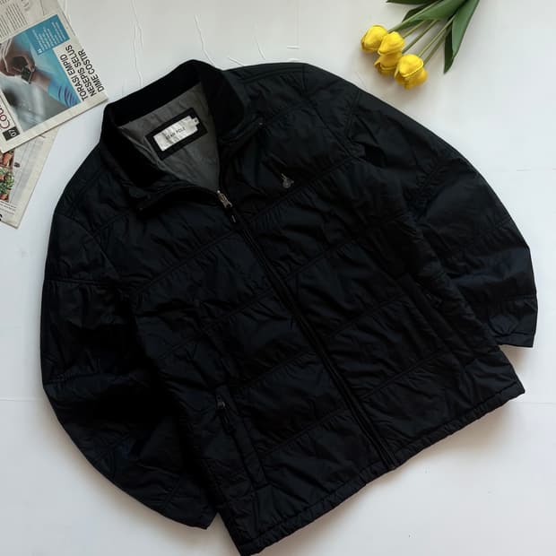 빈폴 블랙 패딩 점퍼