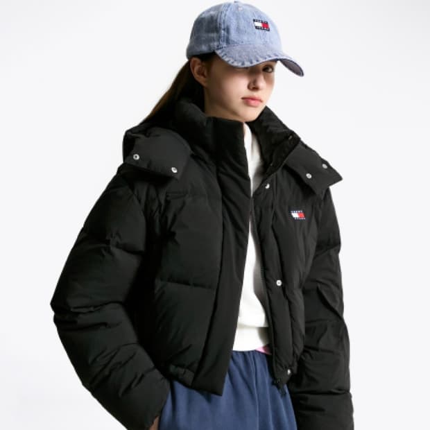 타미진스 알레스카 크롭 다운 패딩