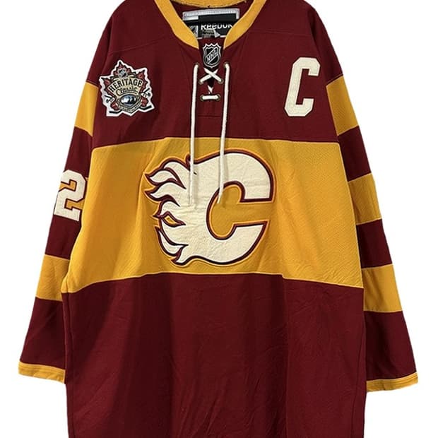 [XL] REEBOK 2011헤리티지 캘거리플레임스 NHL하키저지