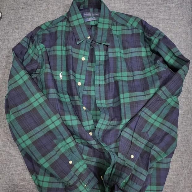 폴로 빔즈 타탄체크 셔츠 