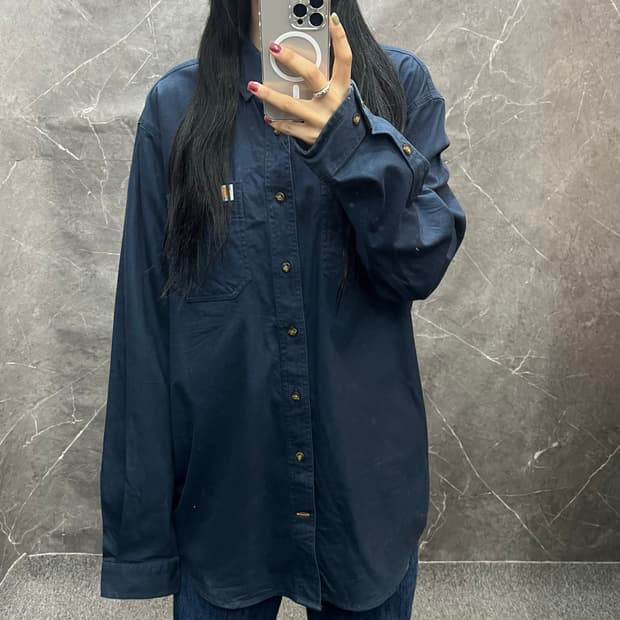 칼하트 단색 긴팔셔츠 s401