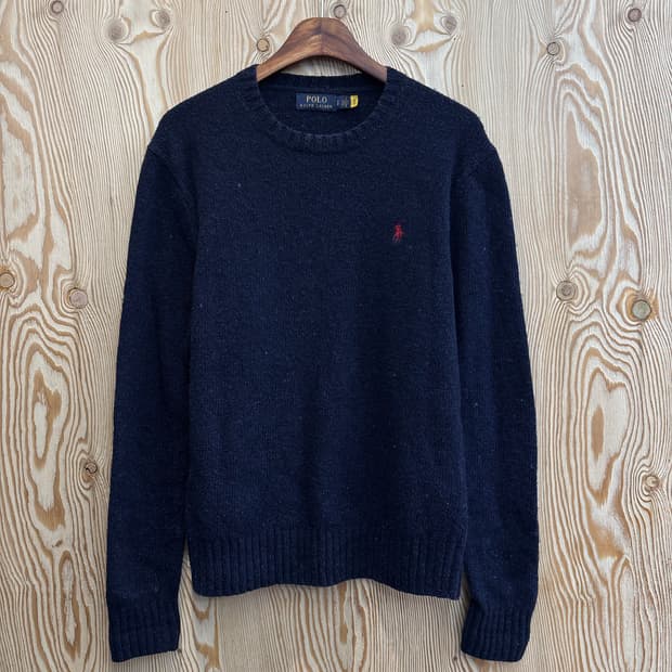 폴로 랄프로렌 니트 네이비