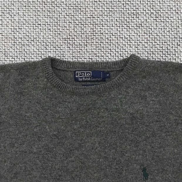 USA made lambswool crewneck sweater
