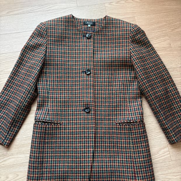 빈티지 울 자켓 블레이저 