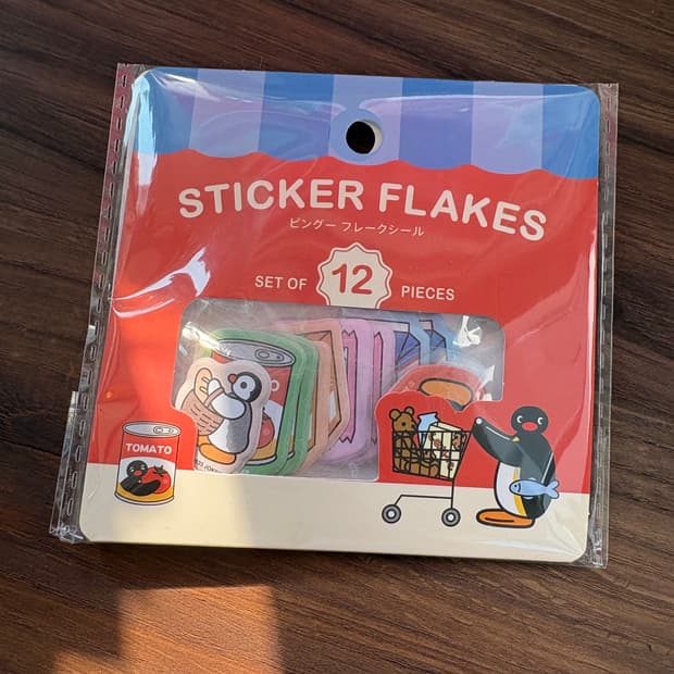 핑구 조각 스티커