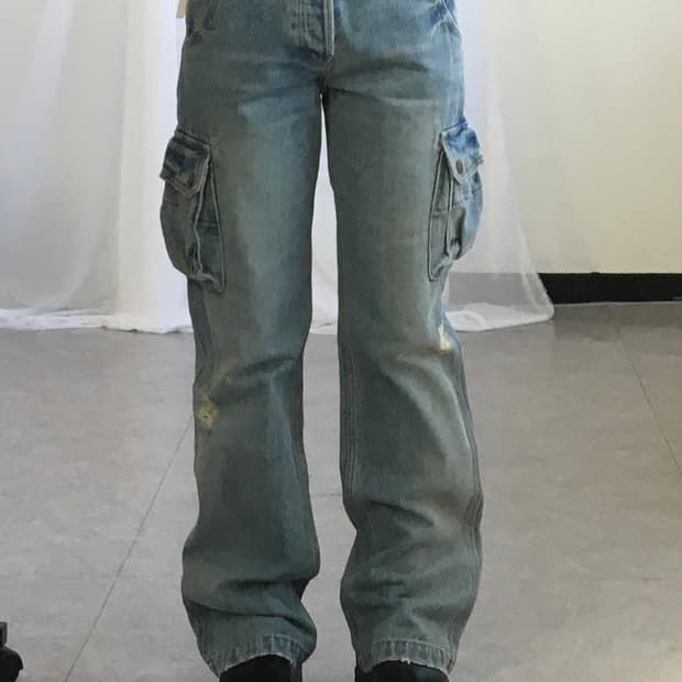 Denim cago pants