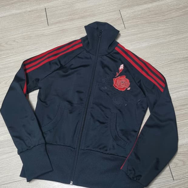 레트로 로즈 아디다스 트랙탑