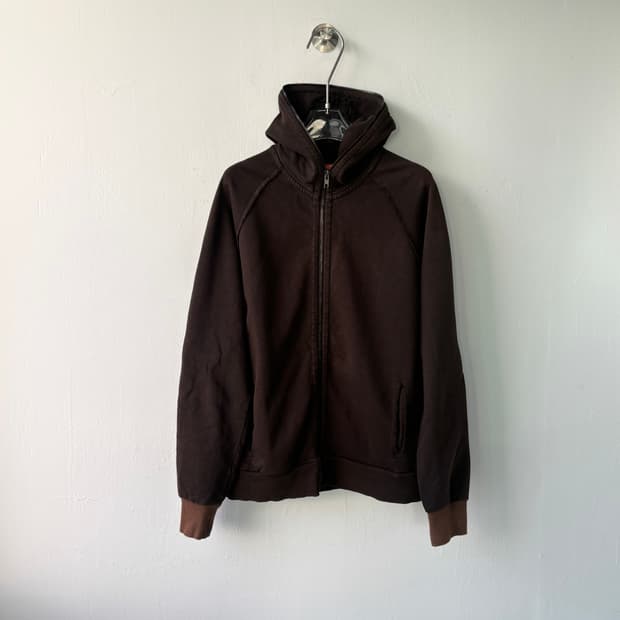 휴고보스 절개 후드 집업 