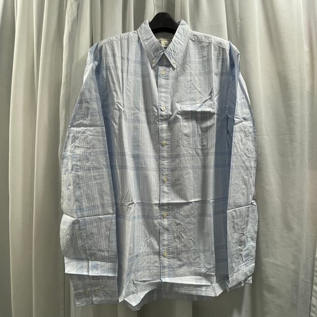 H&M/ 버튼다운 체크 셔츠/ L
