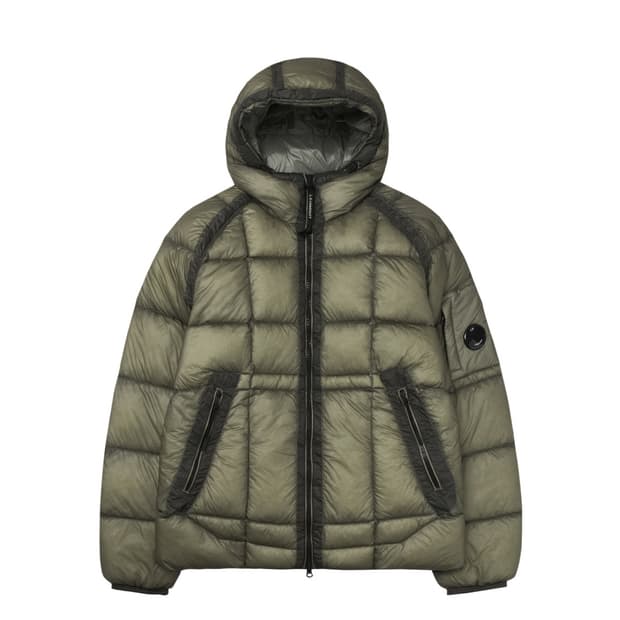 [M]CP컴퍼니 DD쉘 후드 다운 자켓 펀가이 그레이 -25FW