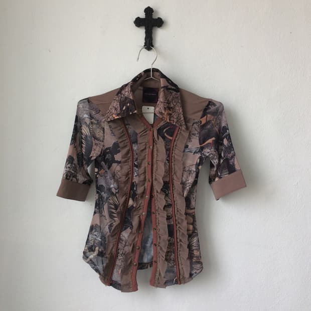 Ozz Angelo mesh shirt