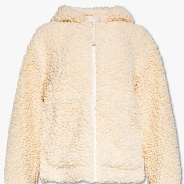 Helmut Lang faux mink bomber