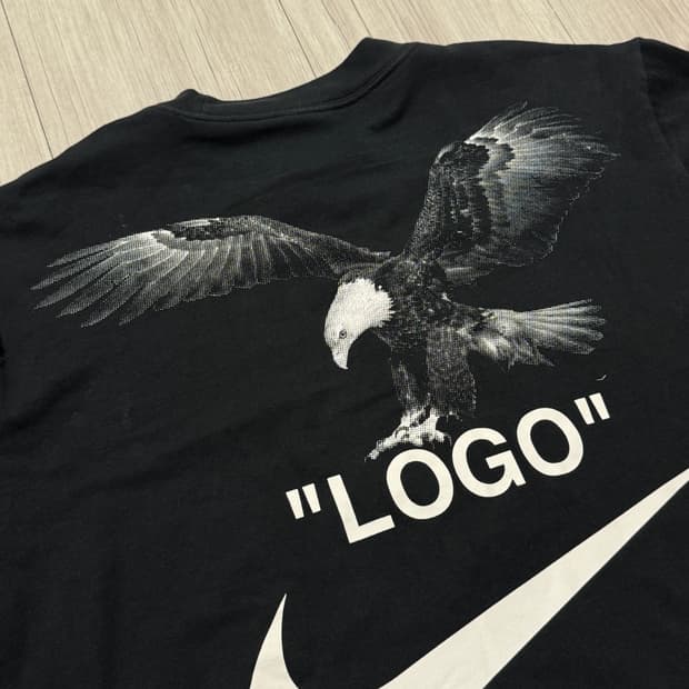 [L] 나이키 X 오프화이트 머큐리얼 NRG X 티셔츠 블랙