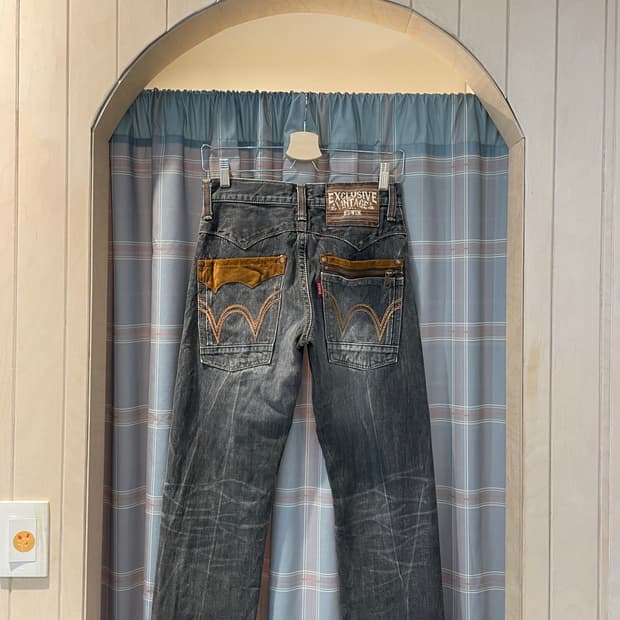 에드윈 웨스턴디테일 일본산데님팬츠