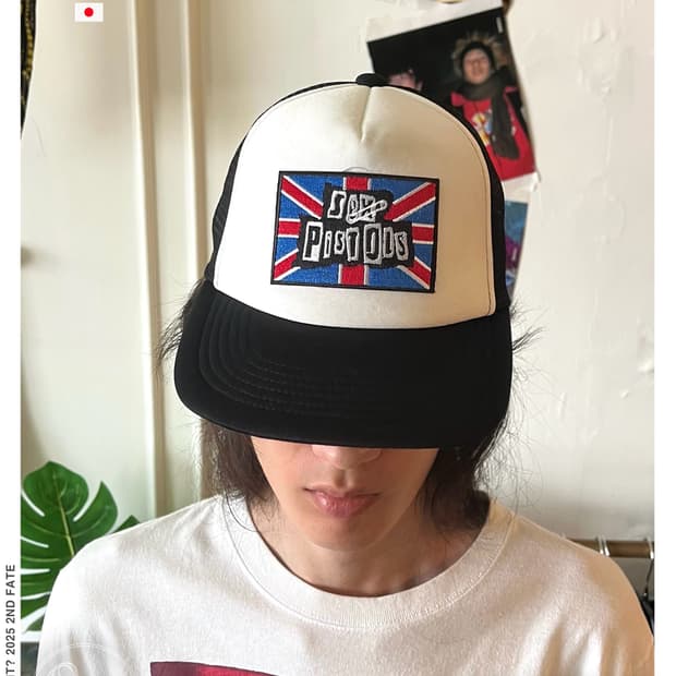 Vintage Sex Pistols Patch Trucker Hat