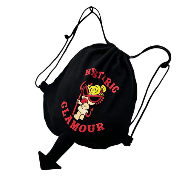 히스테릭글래머 스웻 냅색 백팩 블랙
