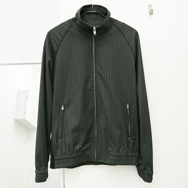 Stripe High Neck Jacket
