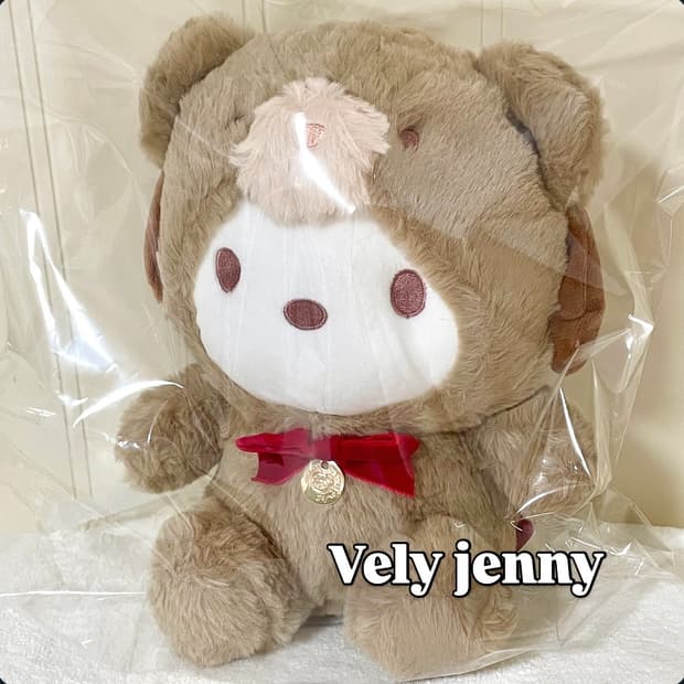 새상품)정품 산리오 라떼쿠마 포차코 중형인형