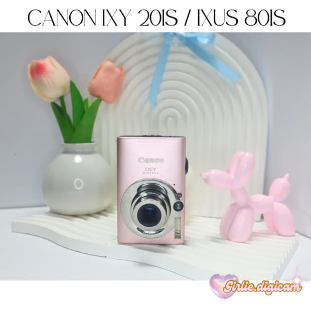 초희귀 리사 핑크디카!) 캐논 익서스 80 IS / 익시 20IS