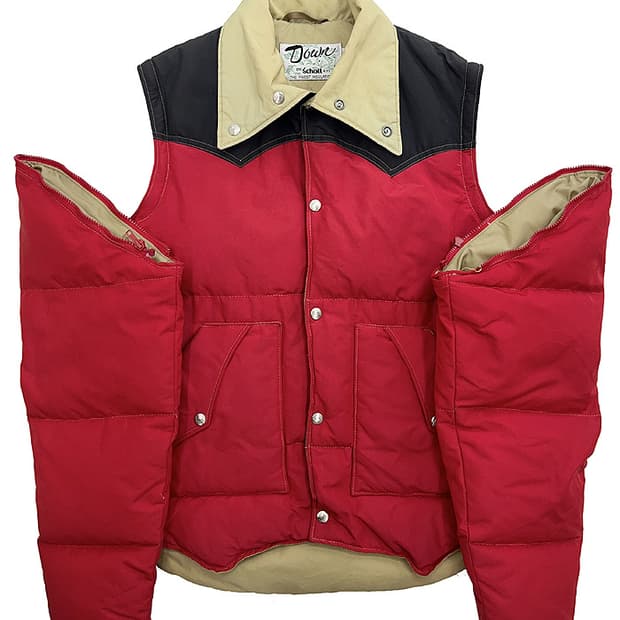 쇼트 USA MDAE 빈티지 패딩