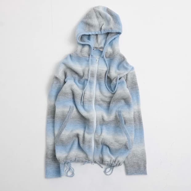 999휴머니티 빅뱅 후디스 집업 (블루 비쉬)