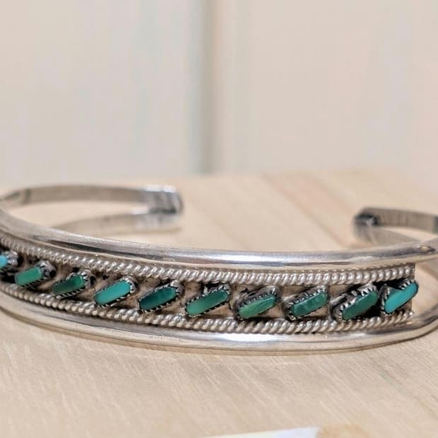 네이티브 아메리칸 터키석 뱅글