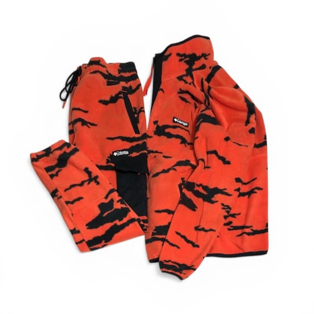 컬럼비아 플리스 상하의 세트 L