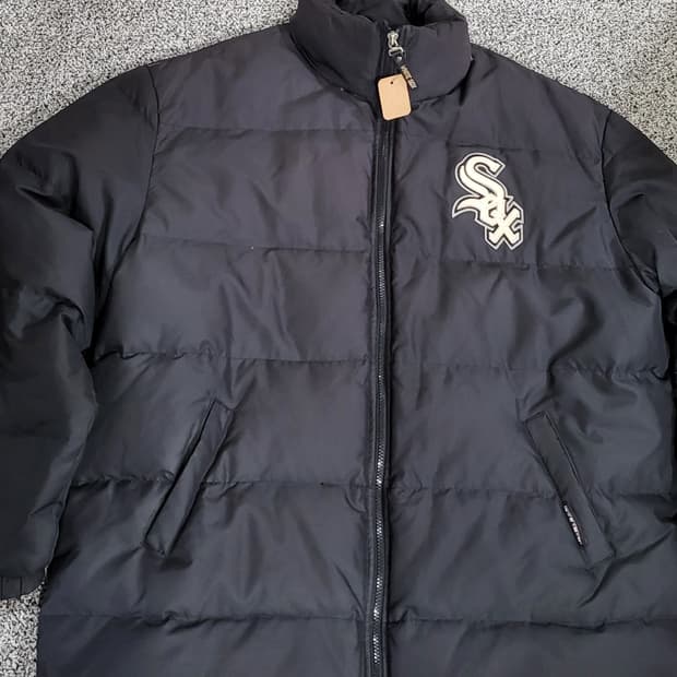 MLB 화이트삭스(White Sox) 블랙 패딩 