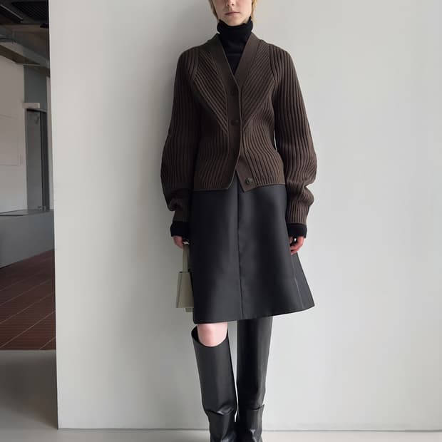 로우클래식 홀가먼트 가디건 whole garment cardigan