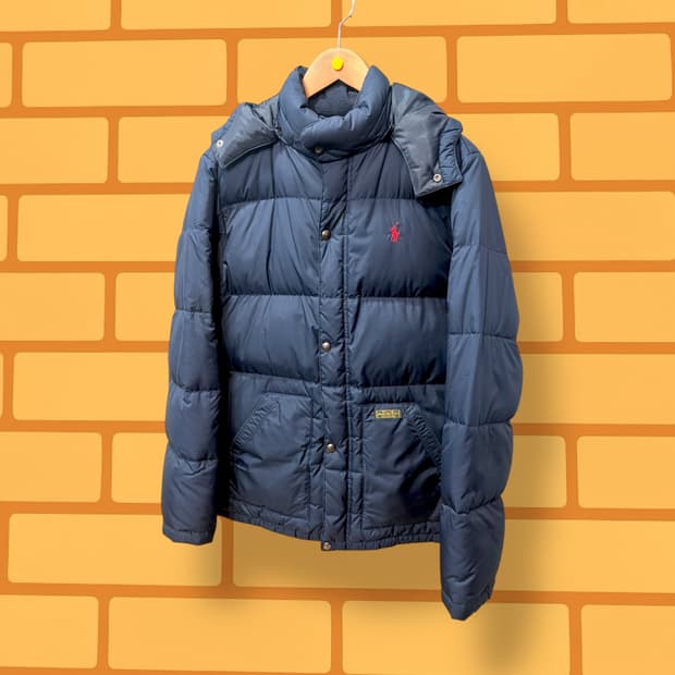 폴로 랄프로렌 네이비 다운 자켓 (L)